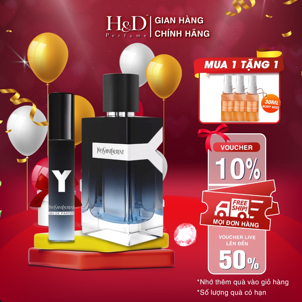 Nước hoa Nam Y-SL Y EDP nam tính lịch lãm lưu hương lâu dung tích 5ml/ 10ml