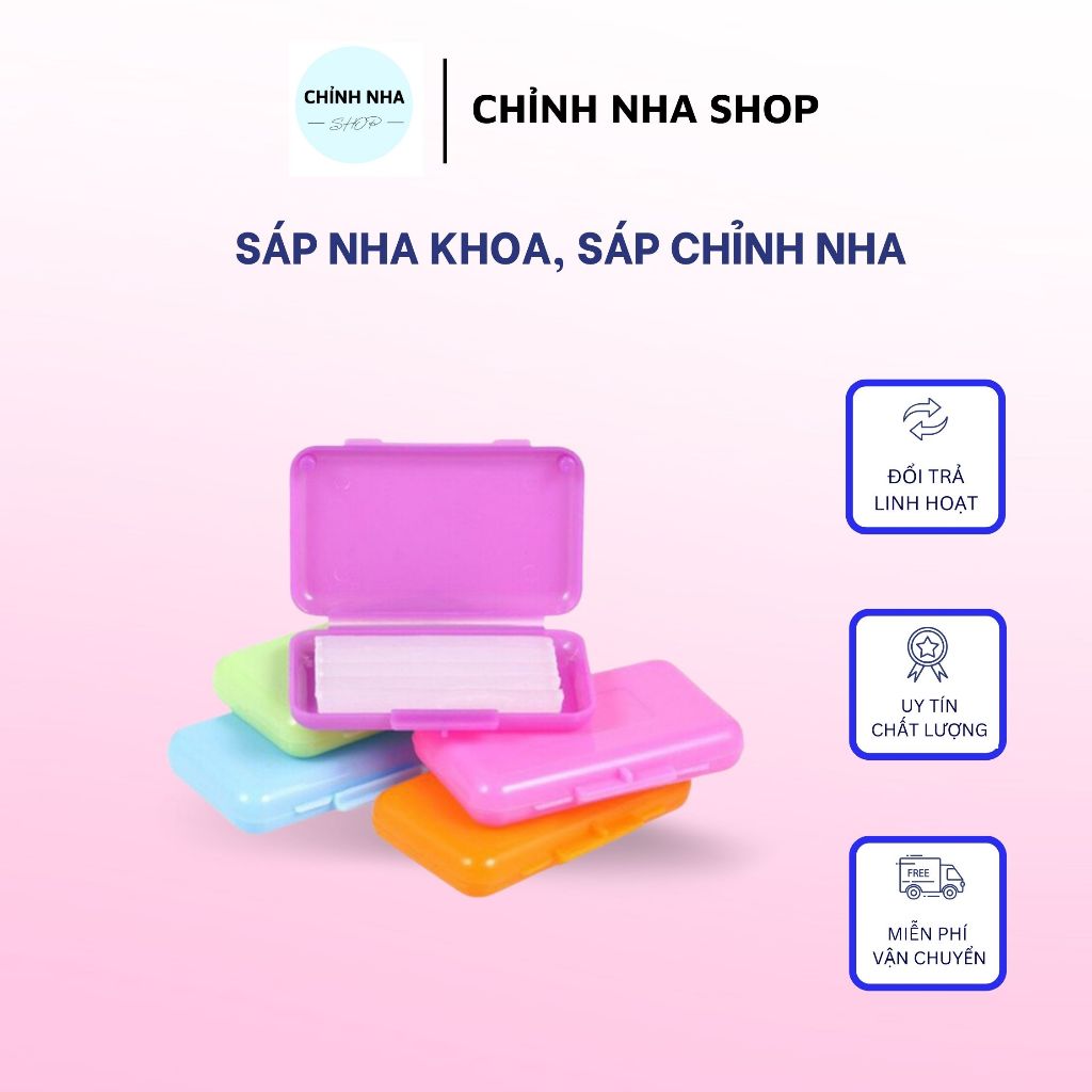 Sáp nha khoa , sáp giảm đau không mùi chuyên dụng cho người niềng răng