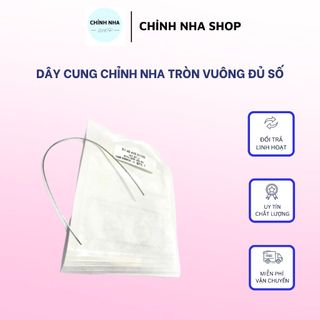 Dây cung chỉnh nha Niti chuyên dụng trong nha khoa- Dây cung tròn và vuông đủ số