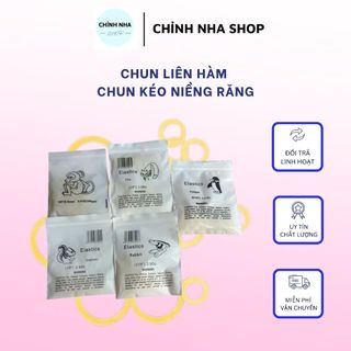 Chun liên hàm, thun kéo niềng răng- Chất liệu nha khoa chuyên biệt dùng hỗ trợ chỉnh nha
