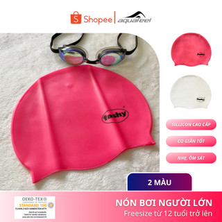 Nón bơi người lớn nhập khẩu từ Đức Fashy phù hợp cho Nam, Nữ, trẻ em từ 12 tuổi chất liệu silicon cao cấp
