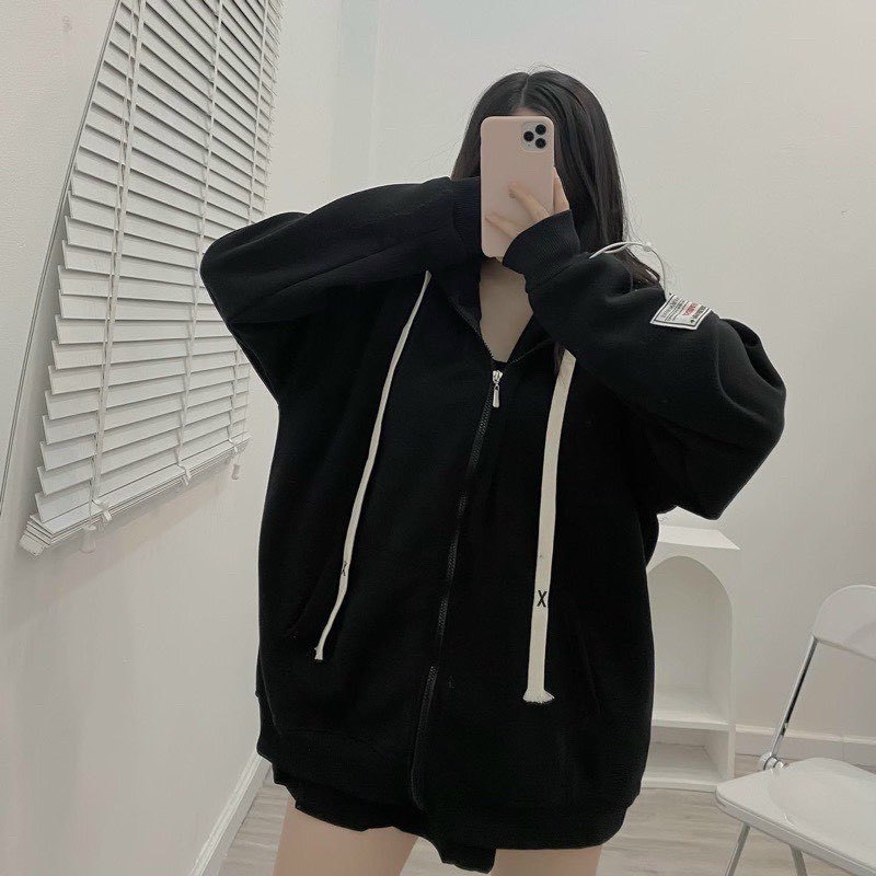 Áo khoác Local Brand dây kéo nam nữ unisex Tag Thêu ROSTORY CHILD