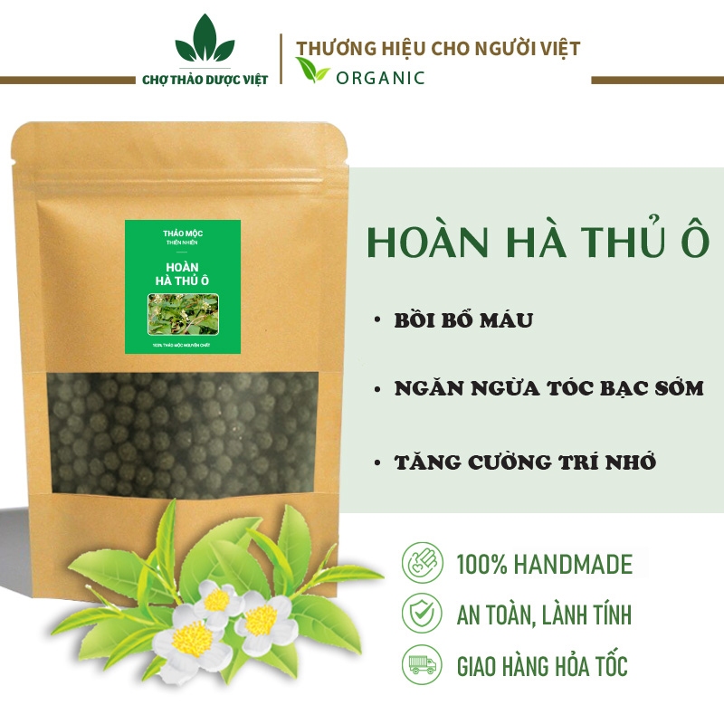 Hà thủ ô hoàn thô handmade 300g - Chợ Thảo Dược Việt
