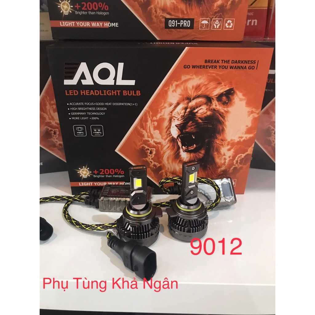 [1 Bóng] ĐÈN LED Ô TÔ CAO CẤP Q91 PRO ÁNH SÁNG TRẮNG 120W MỖI BÓNG, NHIỆT MÀU 6000K. SIÊU SÁNG.