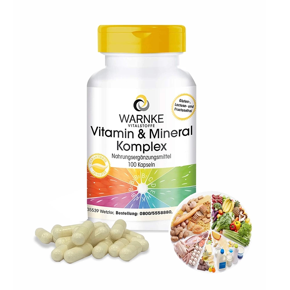 Vitamin Tổng Hợp Warnke Vitamin & Mineral Komplex Nhập Khẩu Chính Hãng Từ Đức (Hộp 100 Viên)