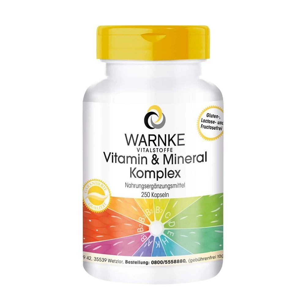Vitamin Tổng Hợp Warnke Vitamin & Mineral Komplex Nhập Khẩu Chính Hãng Từ Đức (Hộp 100 Viên)