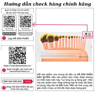 Bộ cọ 14 cây BH cosmetics BH Chic - with Cosmetic Case