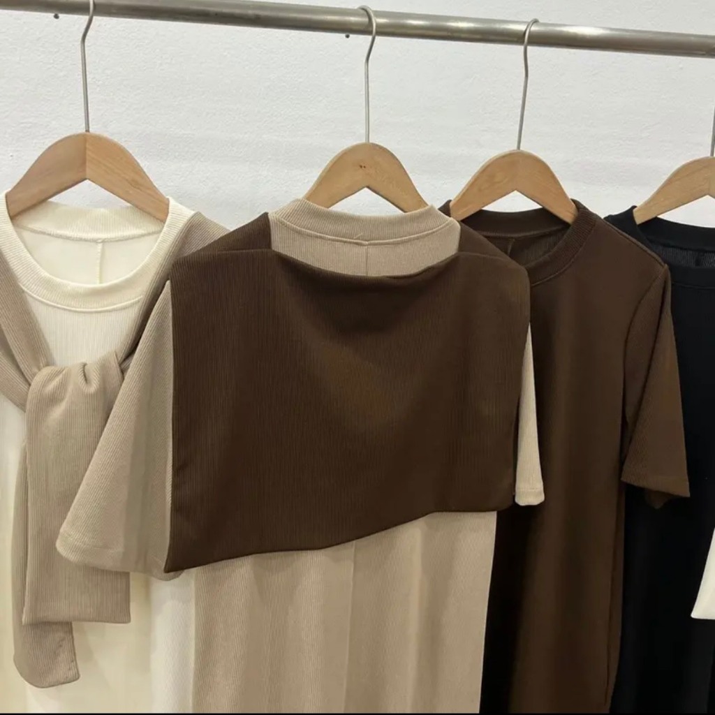 Váy suông tăm kèm khăn thuỷ thủ - 247store.vn - Vaysuongkemkhan148_P2K9