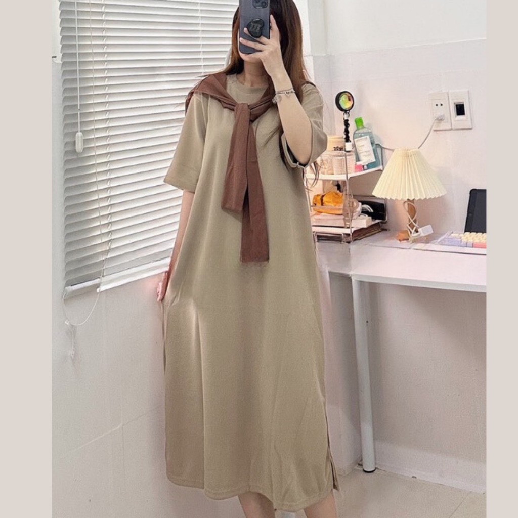 Váy suông tăm kèm khăn thuỷ thủ - 247store.vn - Vaysuongkemkhan148_P2K9