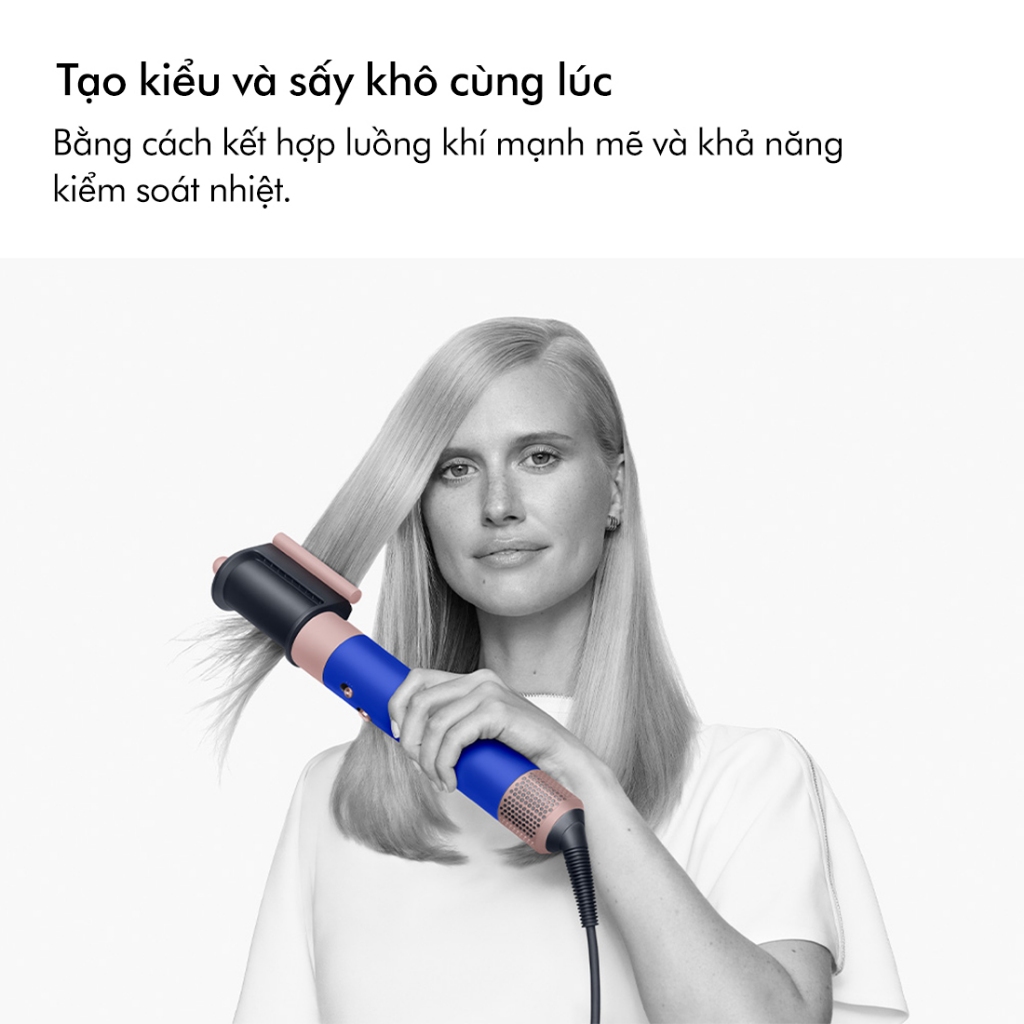 [NEW] Máy tạo kiểu tóc Dyson Airwrap ™ Complete Long (Blue/Blush)