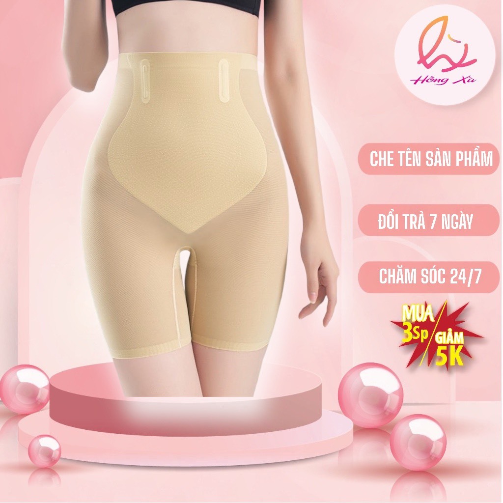 Quần Lót Gen Bụng Siêu Tàng Hình Slimfit Định Hình Vóc Dáng[Hồng xù]