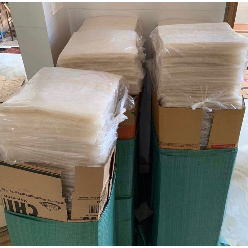 1kg BÁNH TRÁNG NHÚNG DẺO ĐẶC SẢN BÌNH ĐỊNH- LOẠI  VUÔNG 2 RÀNG
