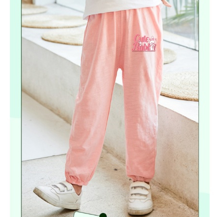 Quần dài cho bé BabyloveGO quần dài thun trơn dáng jogger thể thao năng động QTD01