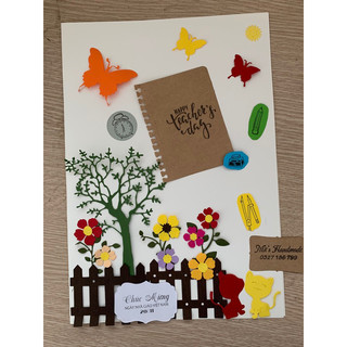 10 hoa trang trí làm thiệp Handmade