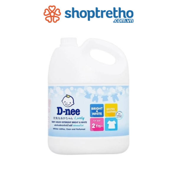 Nước giặt Dnee Organic chính hãng cho bé can 3000ml