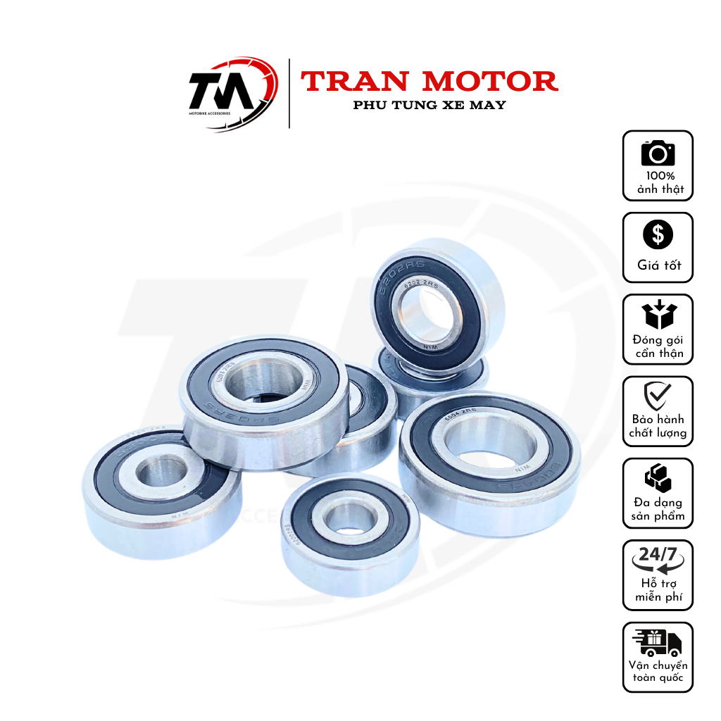 Vòng bi các loại 6200, 6201, 6202, 6203, 6300, 6301, 6004 chất lượng cao [VB0001]