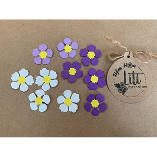 10 hoa trang trí làm thiệp Handmade