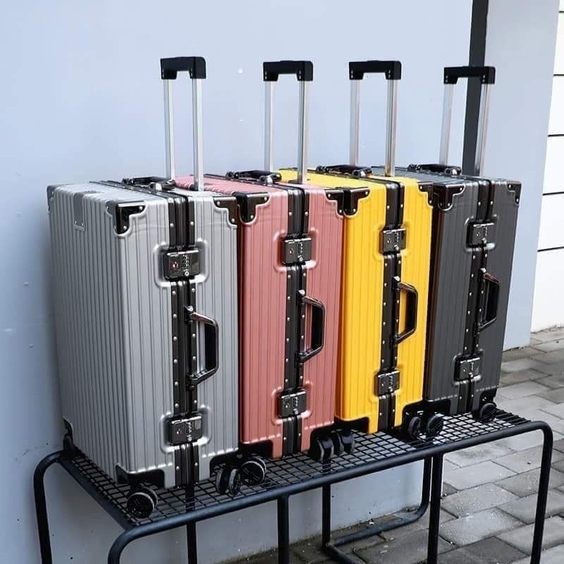 Combo Vali khung nhôm khóa sập Hàng nội địa Trung size 20 và 24 inch siêu rẻ, đẹp và tiện lợi