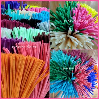Set 20 sợi kẽm nhung, kẽm lông loại tốt làm hoa trang tri, làm đồ chơi thủ công