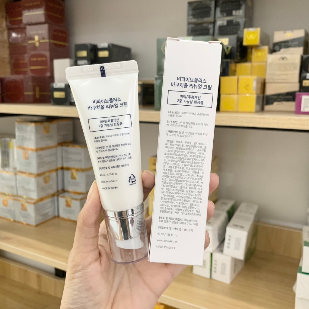 Kem B5 Bakuchiol InnoSkin Renewal Cream Tái Tạo Da Căng Bóng Mịn Màn Mờ Nếp Nhăn