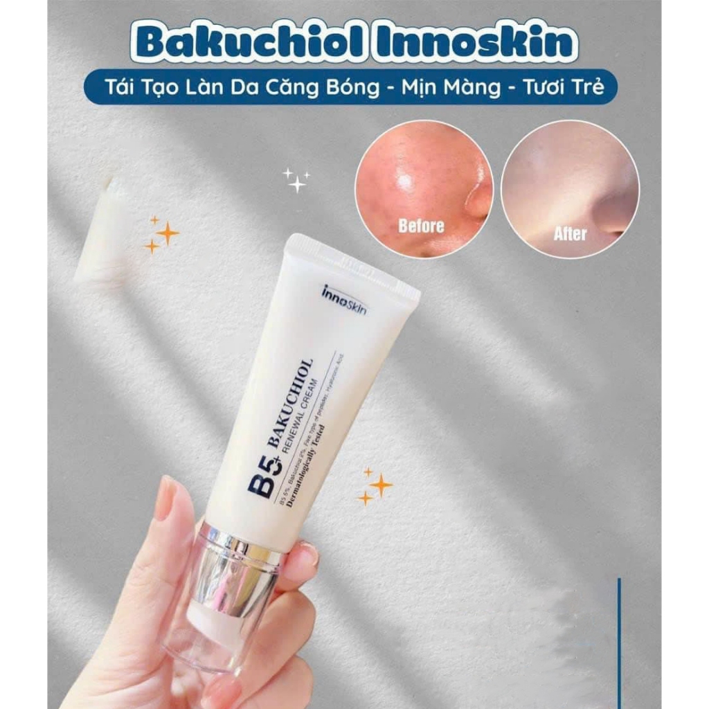 Kem B5 Bakuchiol InnoSkin Renewal Cream Tái Tạo Da Căng Bóng Mịn Màn Mờ Nếp Nhăn