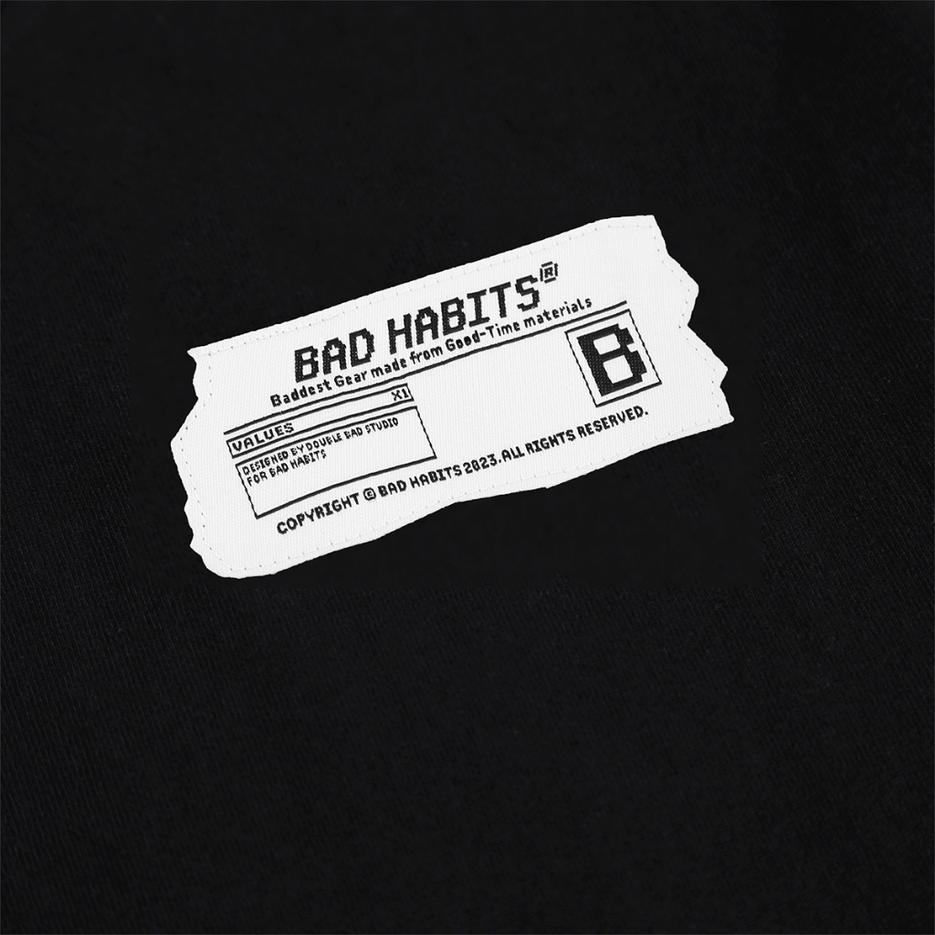 Áo Thun Unisex BAD HABITS - B-ROCK ISLAND TEE - Local Brand Chính Hãng