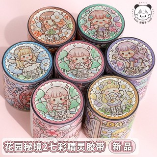 Cuộn Sticker Cute Tròn Dài 3 Mét Trang Trí Sổ