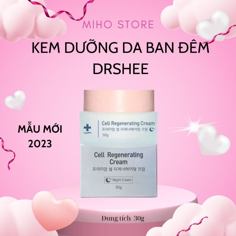 KEM ĐÊM DRSHEE NGỪA LÃO HÓA, KEM ĐÊM DR.SHEE DƯỠNG ẨM,GIẢM NÁM