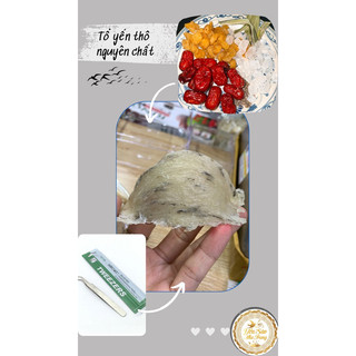 10g yến tổ thô ít lông nguyên chất+ tặng nhíp