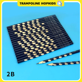 Bút chì định vị có rãnh giúp bé cầm bút đúng cách, không mỏi tay bút chì 2B, HB Hopkids cho bé luyện chữ tập viết
