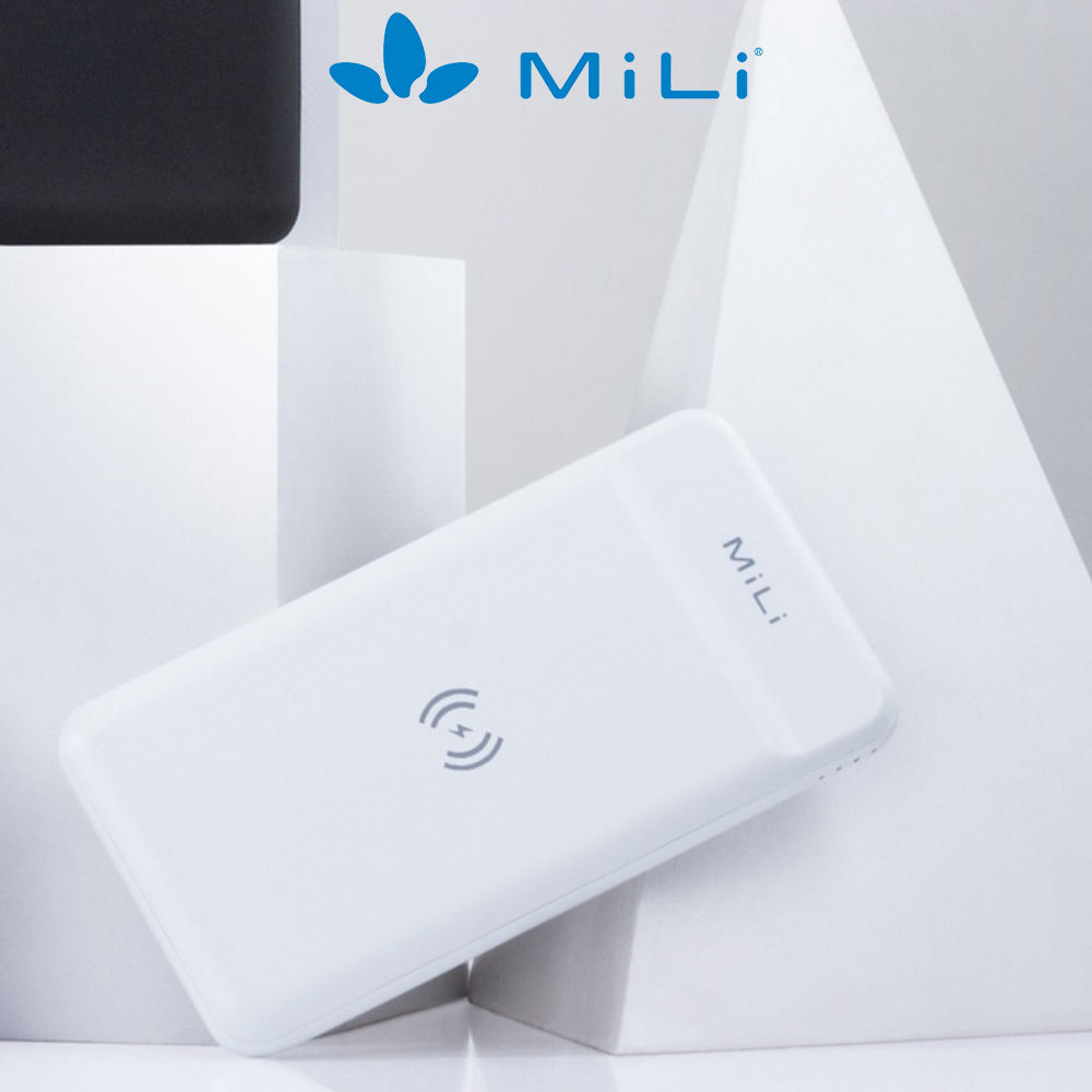 Sạc dự phòng MiLi tích hợp sạc không dây power Magic IV 10,000mAh/3.7V - HB-G12WE