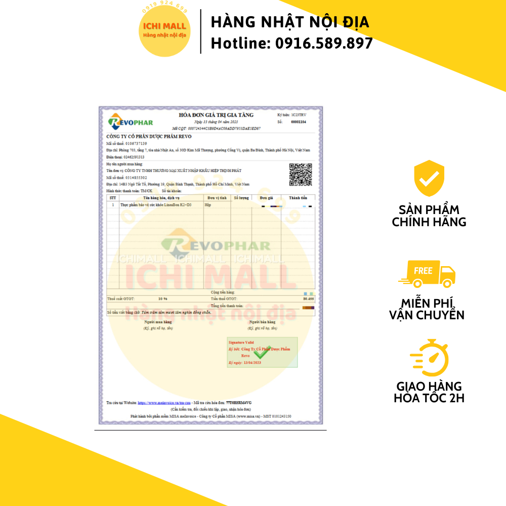 LineaBon vitamin D3 K2 10ml - Vitamin tăng chiều cao cho bé chính hãng