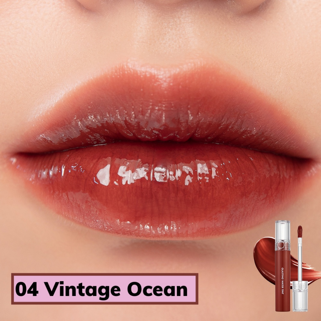 Son tint siêu lì, lâu trôi Hàn Quốc Romand Glasting Water Tint 4g