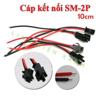 1 cặp jack nối điện SM 2 chân đực cái nối nhanh