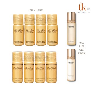 Nước hoa hồng sữa dưỡng tái sinh tái tạo da Ohui the first geniture skin softener emulsion 5ml