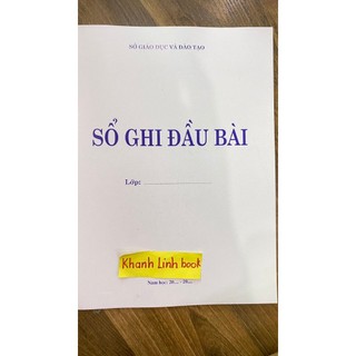 Sách - Sổ Ghi Đầu Bài