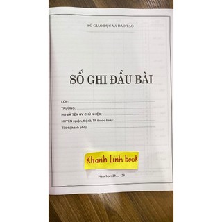 Sách - Sổ ghi đầu bài cấp 2