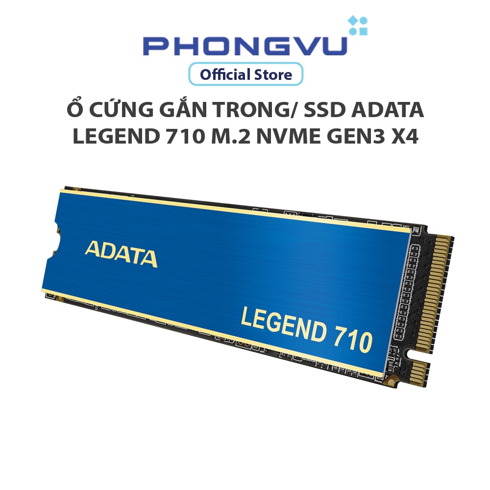 Ổ cứng gắn trong/ SSD Adata LEGEND 710 M.2 NVMe Gen3 X4 (ALEG-710-512GCS) - Bảo hành 36 tháng