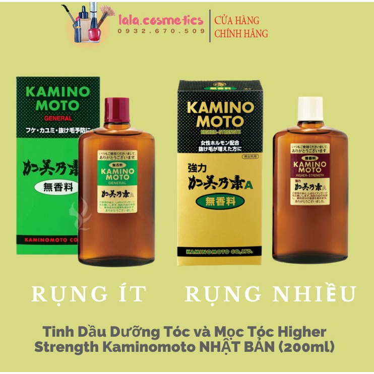 Tinh chất ngăn rụng kích mọc tóc Kaminomoto Higher Strength 200ml Nhật Bản