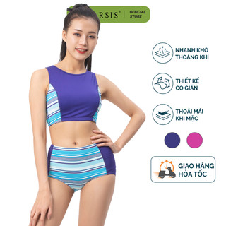 Bộ đồ bơi nữ cao cấp Narsis hai mảnh kín đáo, thời trang thể thao đi bơi