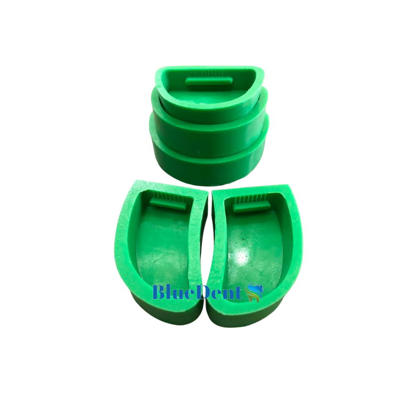 Khay Mun Đế Cao Su Toàn Hàm Bán Hàm Silicon Dẻo Dai Để Đổ Mẫu Đế Mô Hình Thạch Cao Labo Nha Khoa