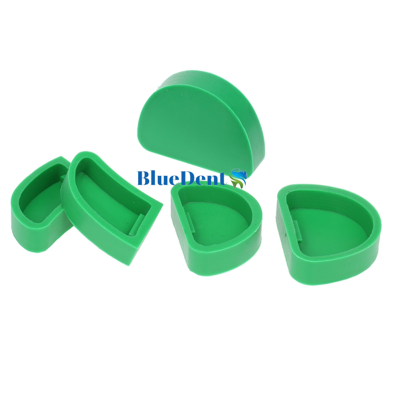 Khay Mun Đế Cao Su Toàn Hàm Bán Hàm Silicon Dẻo Dai Để Đổ Mẫu Đế Mô Hình Thạch Cao Labo Nha Khoa