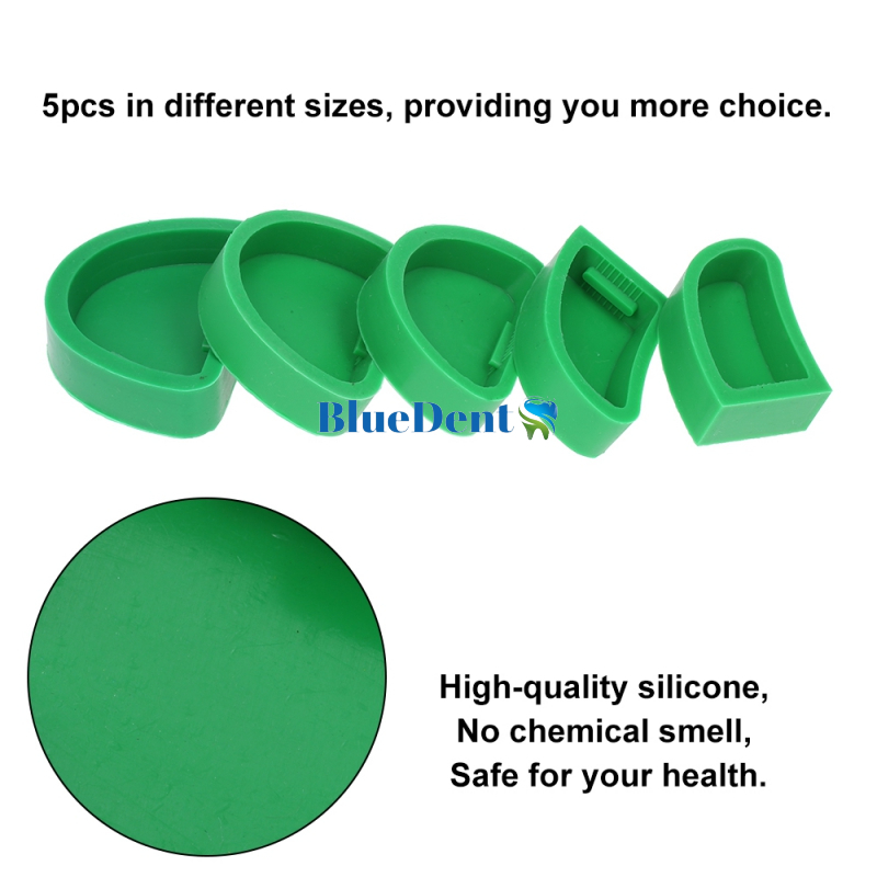 Khay Mun Đế Cao Su Toàn Hàm Bán Hàm Silicon Dẻo Dai Để Đổ Mẫu Đế Mô Hình Thạch Cao Labo Nha Khoa