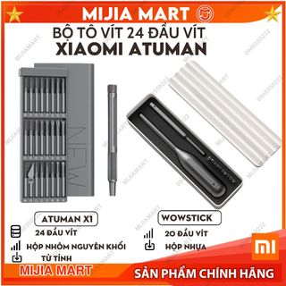 [MỚI VỀ] Bộ tô vít đa năng wowstick, Bộ tua vít xiaomi, 20 đầu vít siêu cứng, 2 bộ vặn vít. MIJIAMART