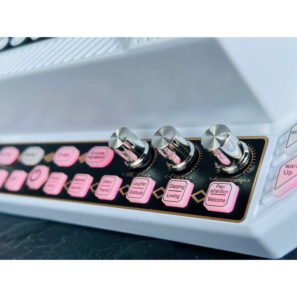 Bộ hát live thu âm X20 PRO karaoke kèm loa tích hợp soundcard và micro. Sử dụng trong các phòng hát nhỏ, liên hoan,...