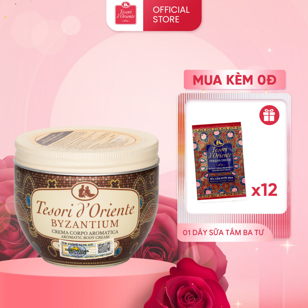 Kem dưỡng thể Tesori d'Oriente 300gram nhập khẩu trực tiếp từ Ý