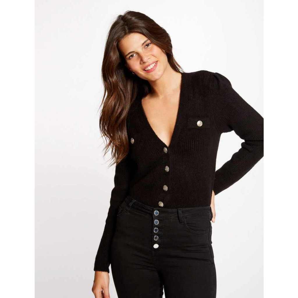 CARDIGAN MORGAN KHUY VÀNG CHẤT LEN XÔP NHẸ MỀM MIN