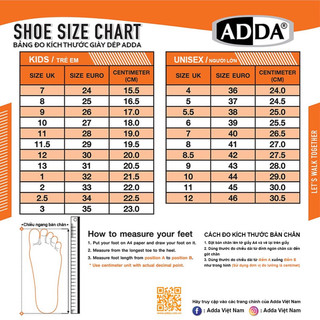 Giày sục Thái Lan ADDA 55U31 Nhện
