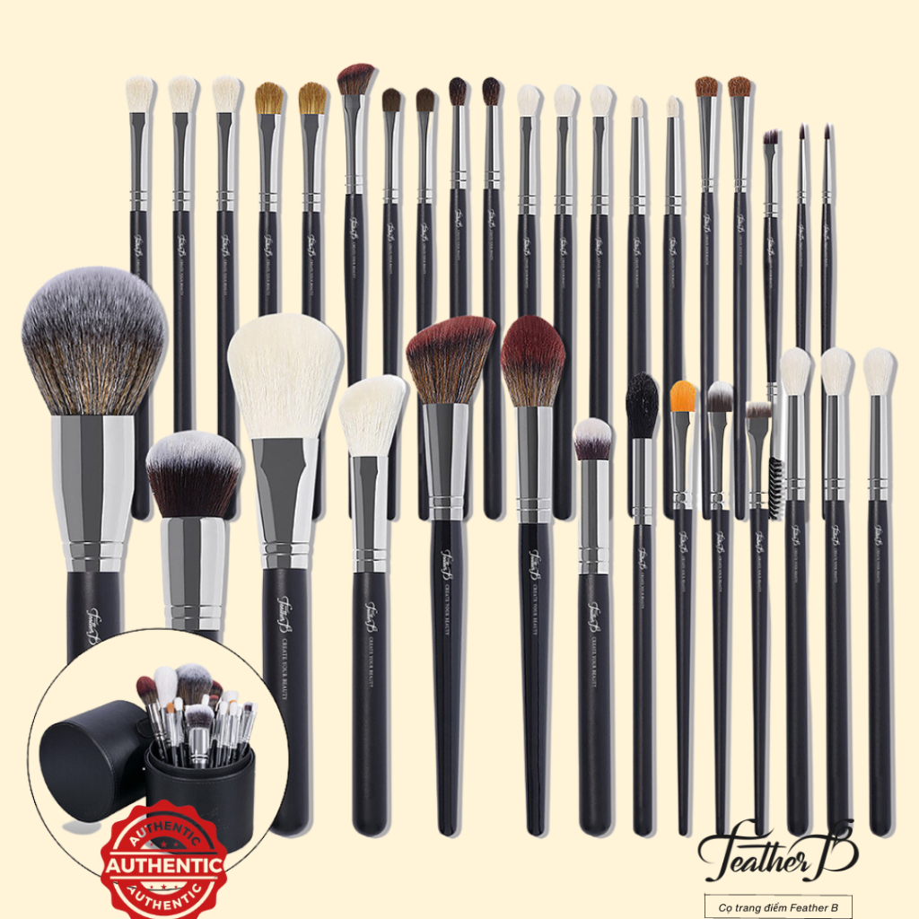Bộ Cọ Chuyên Nghiệp- Feather B Make Up Artsit Vol 1 - Bộ cọ make up chuyên nghiệp - Cọ trang điểm chuyên nghiệp
