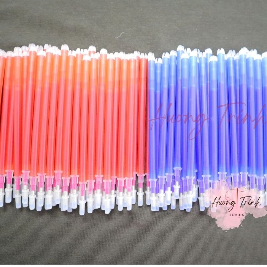 10 Bút vẽ trên vải bay màu khi ủi màu xanh, đỏ, trắng